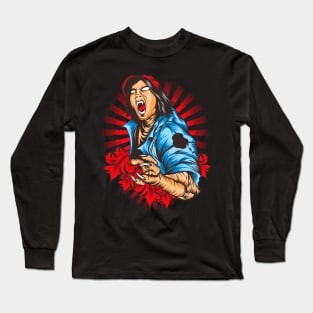 Zombie Halloween Long Sleeve T-Shirt